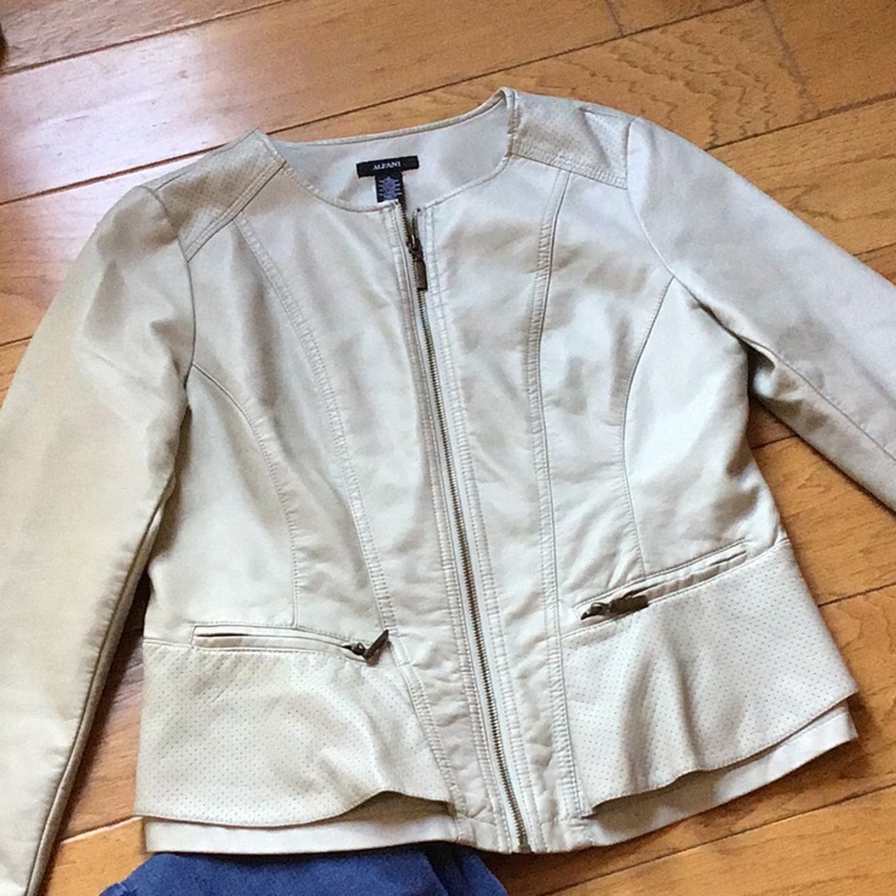 Faux leather jacket